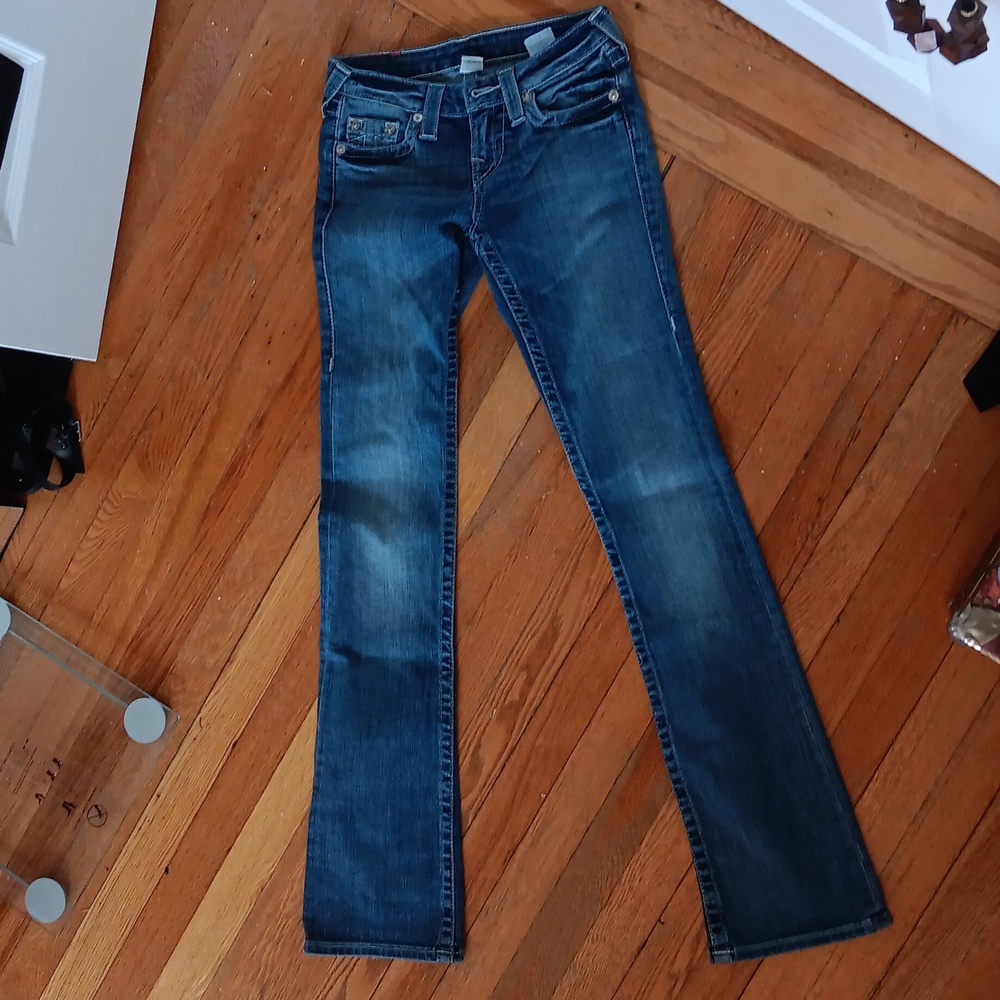 True Religion bootcut haze light color jeans size 24